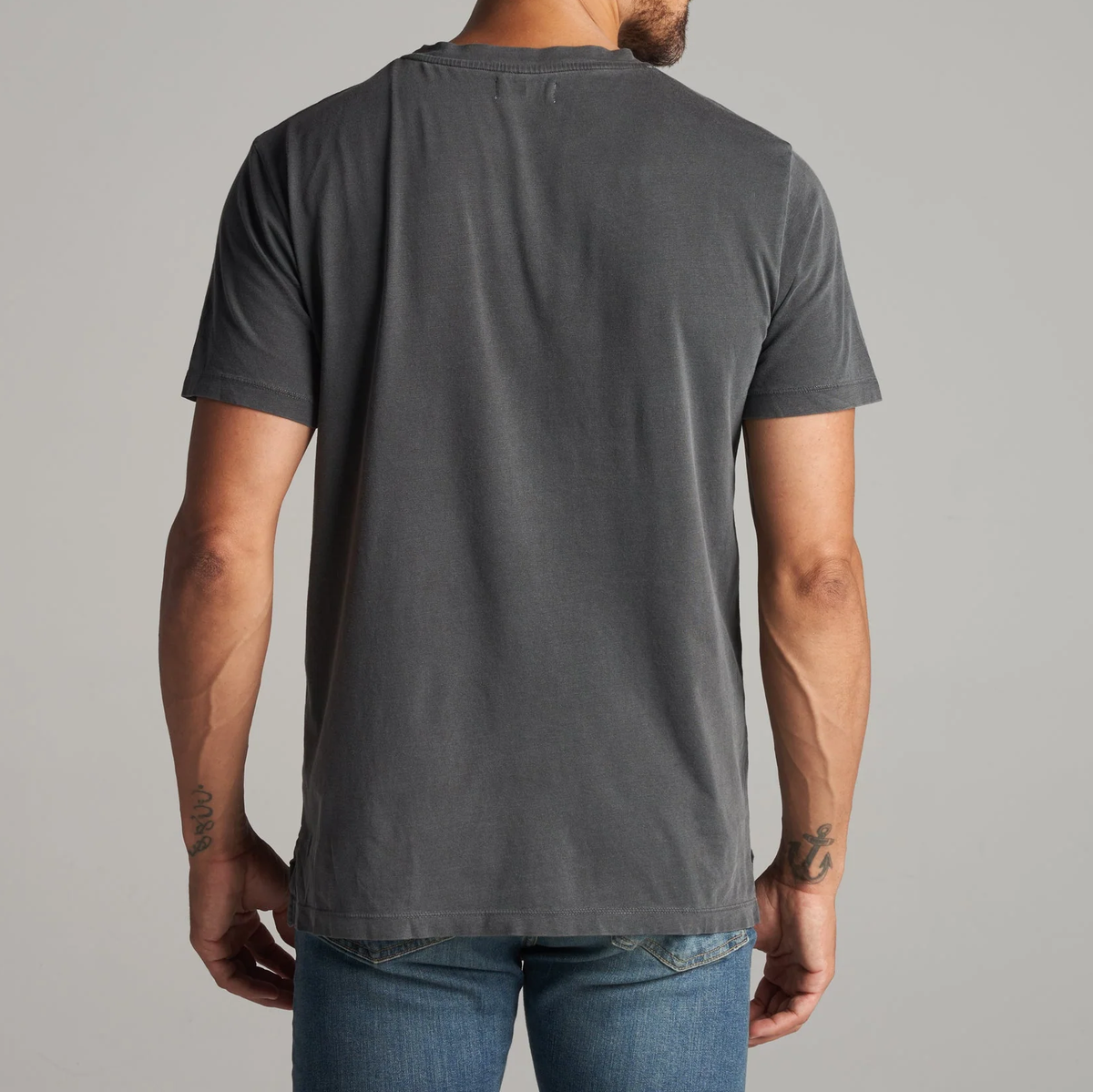 Pocket Cotton Mens Short Sleeve Tee
